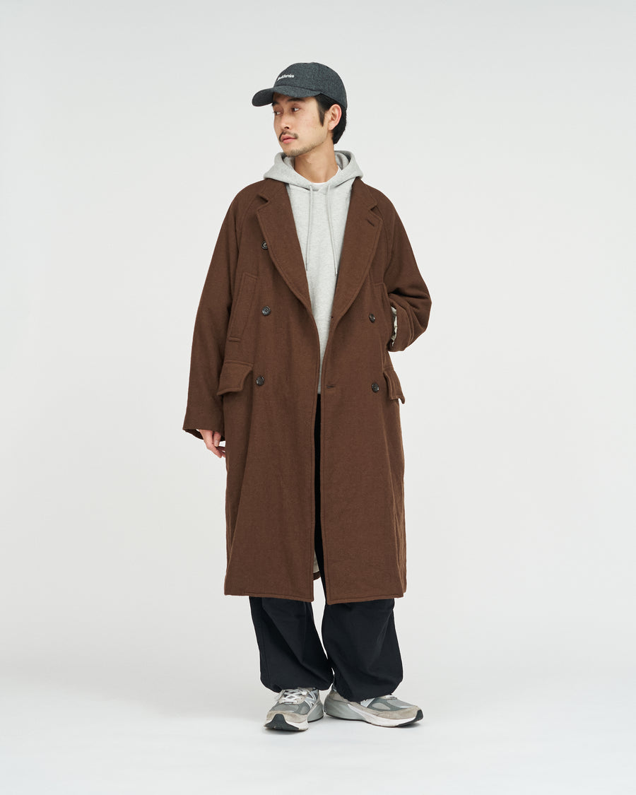 Classic Wool Double-Breasted Coat