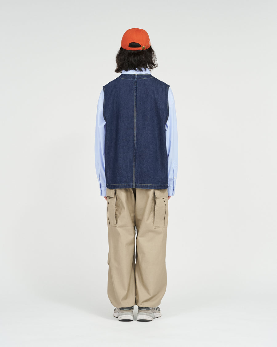 トップス ENOF denim work vest Lot No. SC15702 / 11oz. BLUE DENIM WORK VEST - SUGAR CANE,SUGAR
