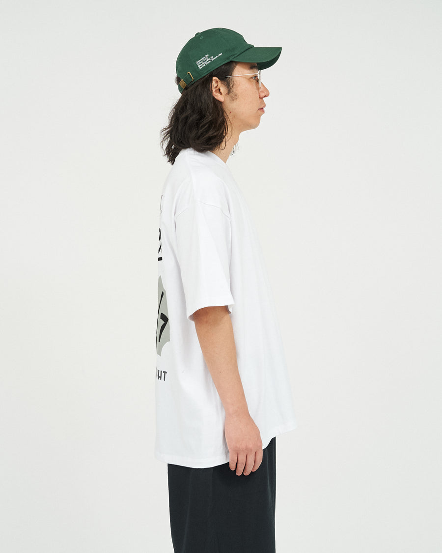 CORPORATE PRINTED S/S TEE ”ALL DAY ALL NIGHT ”