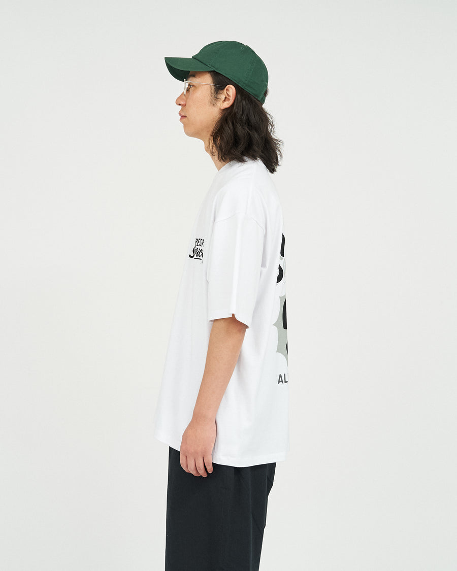 CORPORATE PRINTED S/S TEE ”ALL DAY ALL NIGHT ”