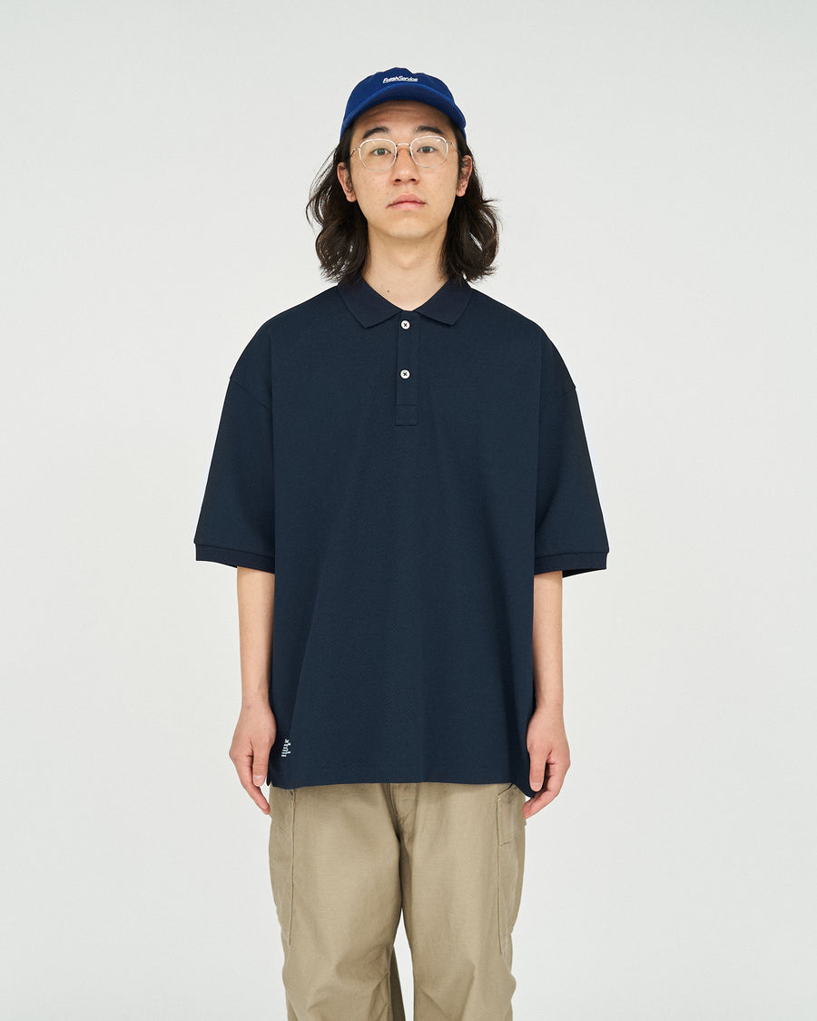 FreshService DRY PIQUE JERSEY POLO ネイビー FreshService - DRY PIQUE JERSEY S/S POLO / NAVY | Stripe
