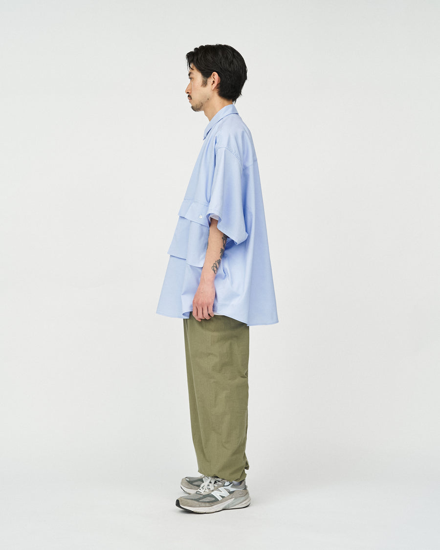 DRY OXFORD FLAP POCKET S/S SHIRT