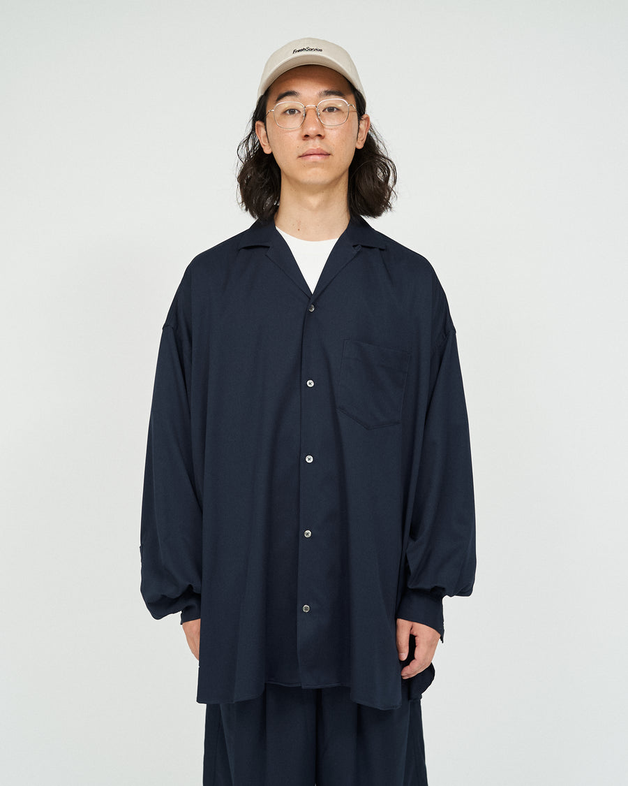 COOLFIBER OPEN COLLAR L/S SHIRT