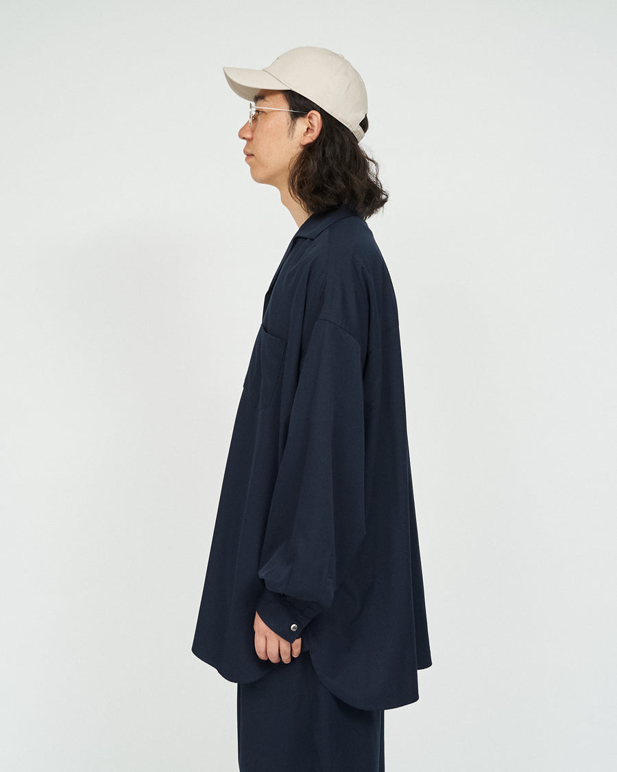 COOLFIBER OPEN COLLAR L/S SHIRT
