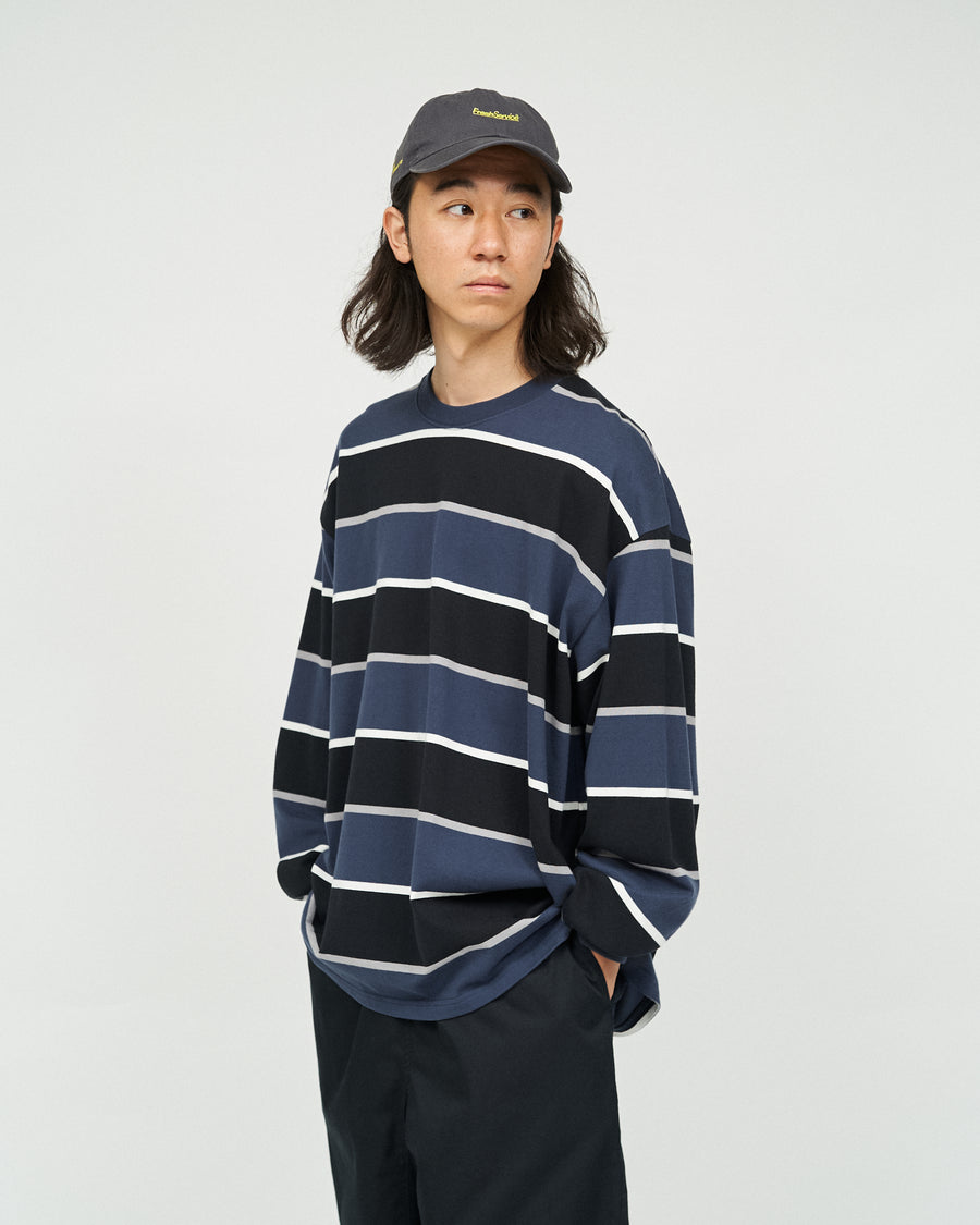 MULTI BORDER L/S TEE