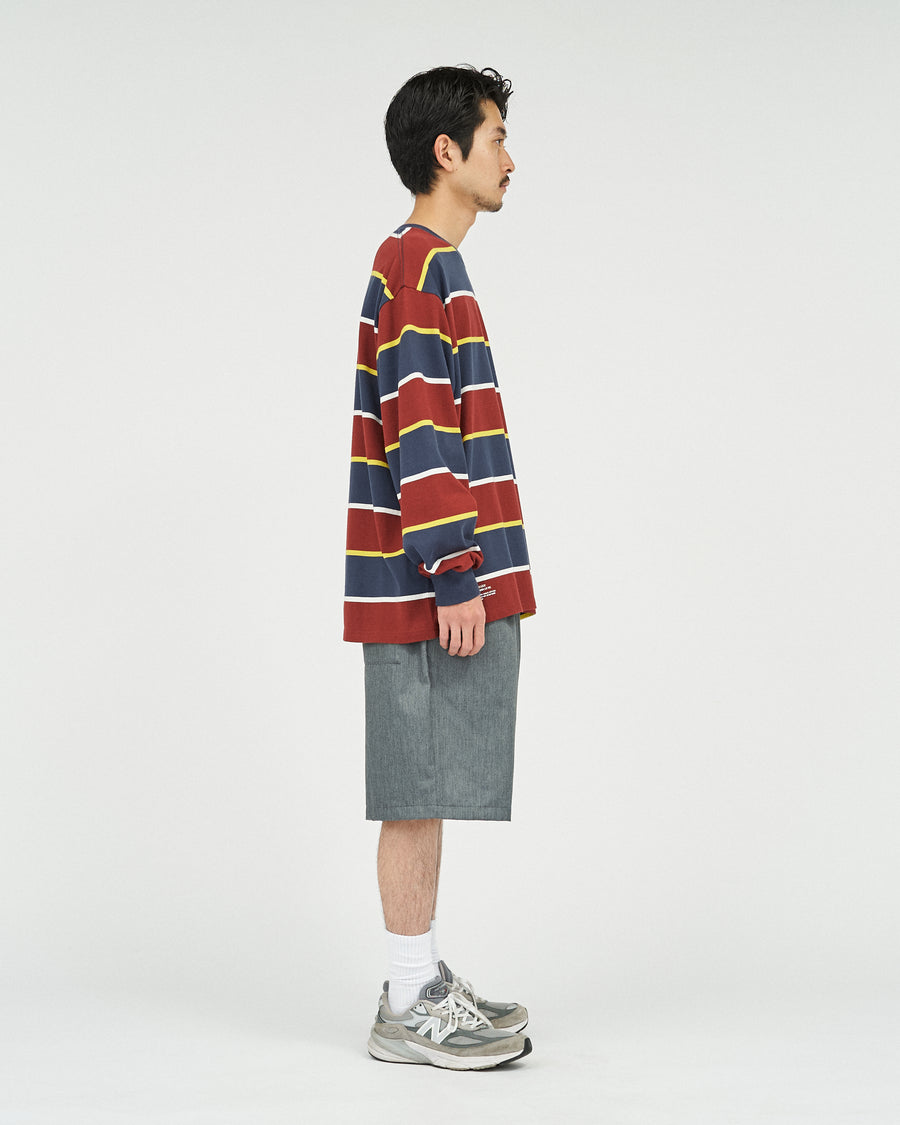 MULTI BORDER L/S TEE