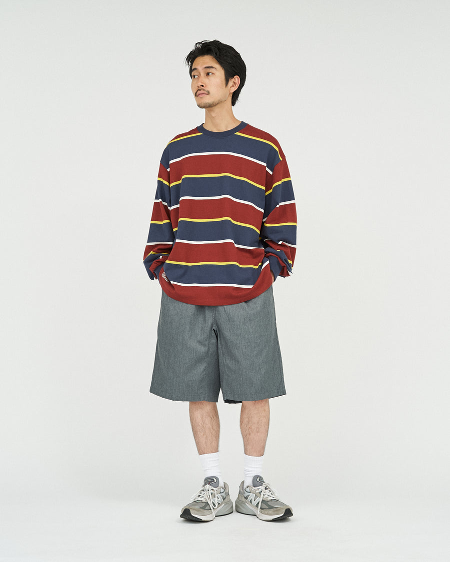 MULTI BORDER L/S TEE