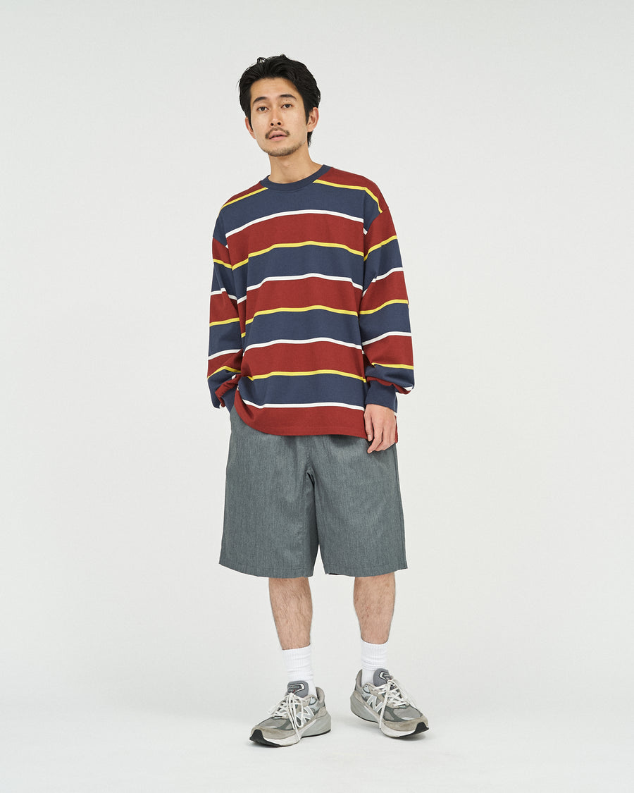 MULTI BORDER L/S TEE
