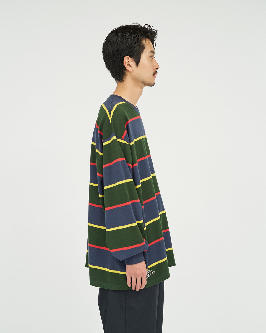 MULTI BORDER L/S TEE