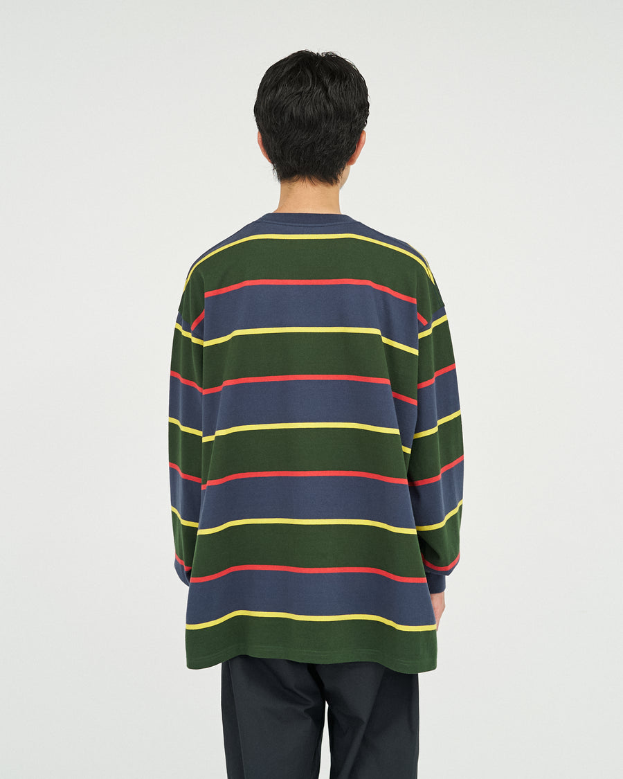 MULTI BORDER L/S TEE
