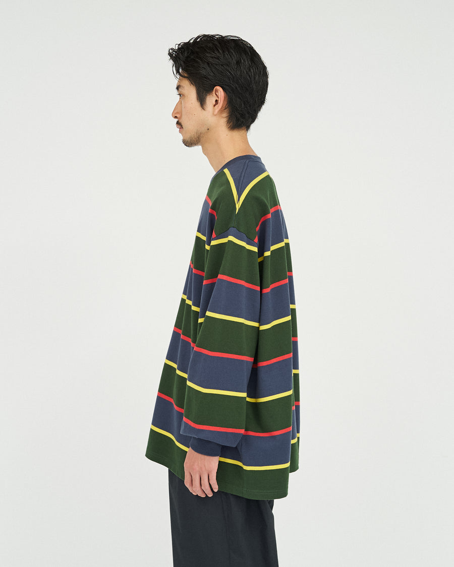 MULTI BORDER L/S TEE