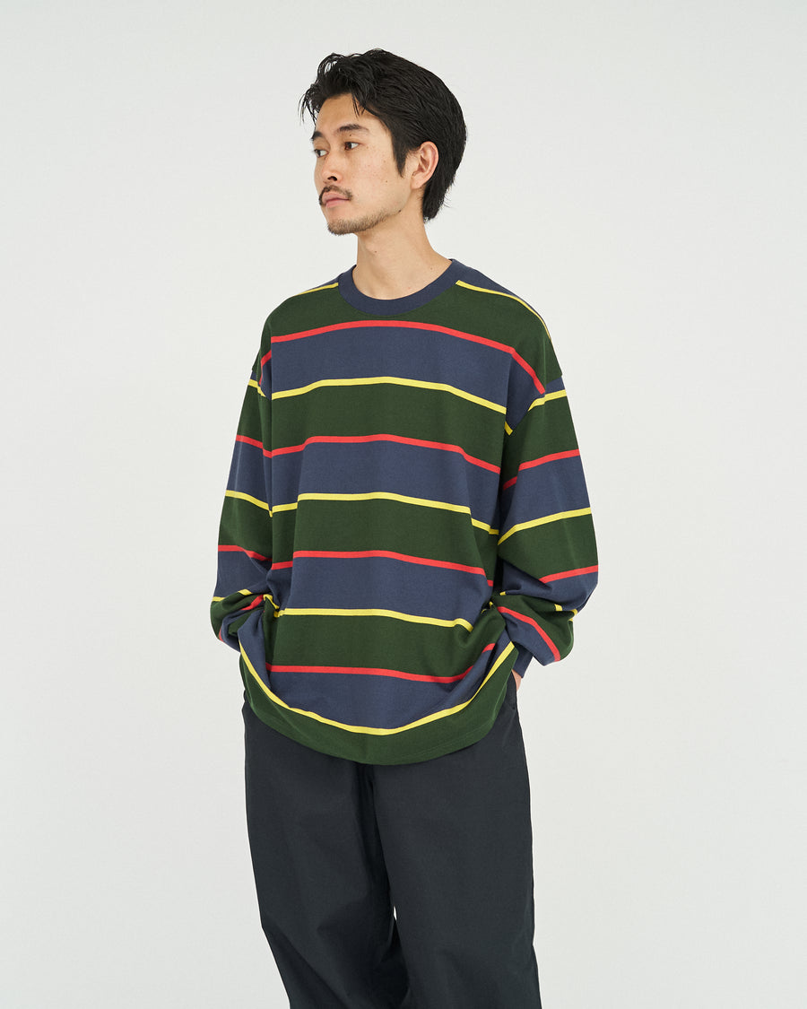 MULTI BORDER L/S TEE