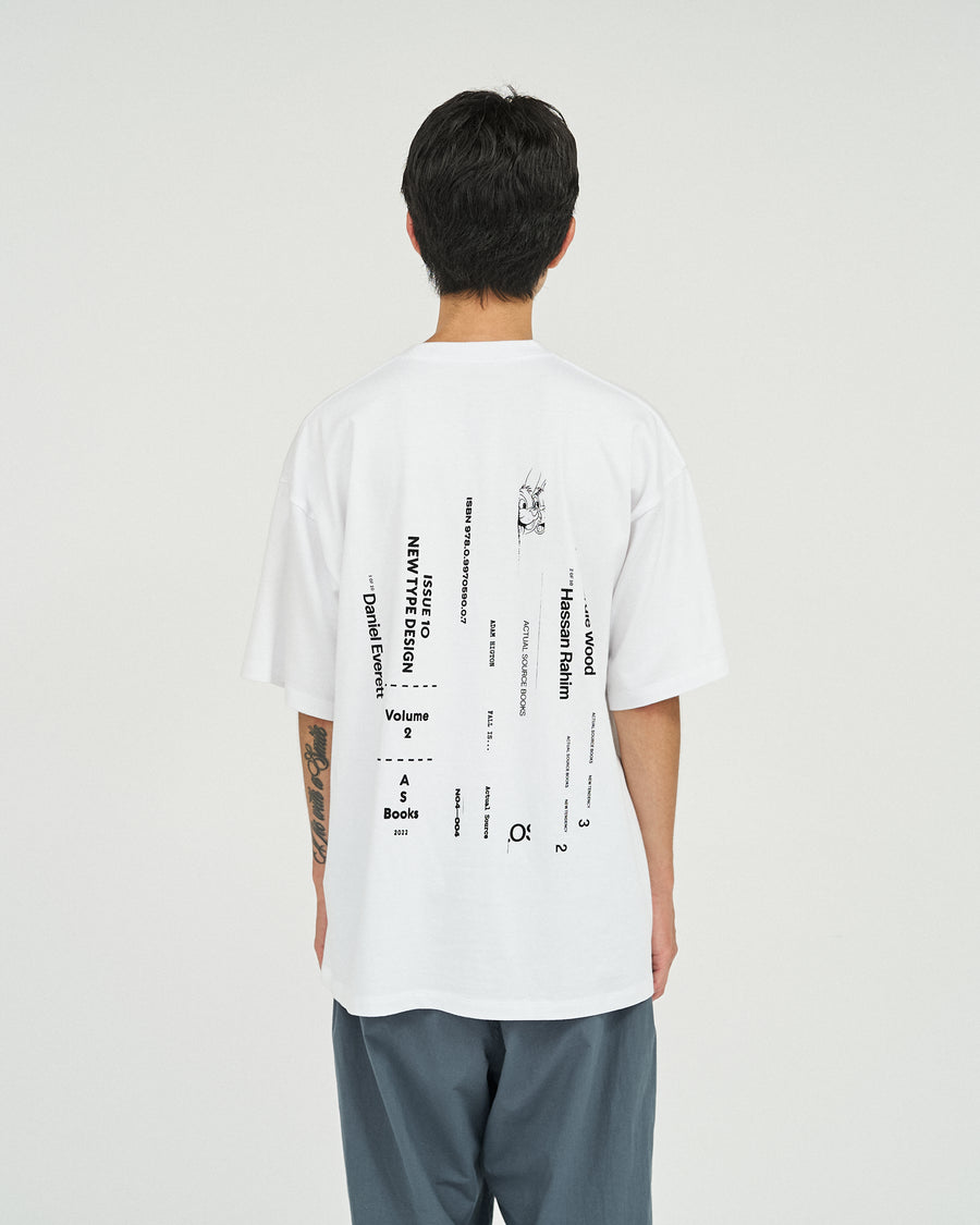 AS×FS CORPORATE S/S TEE “BOOK STACK”