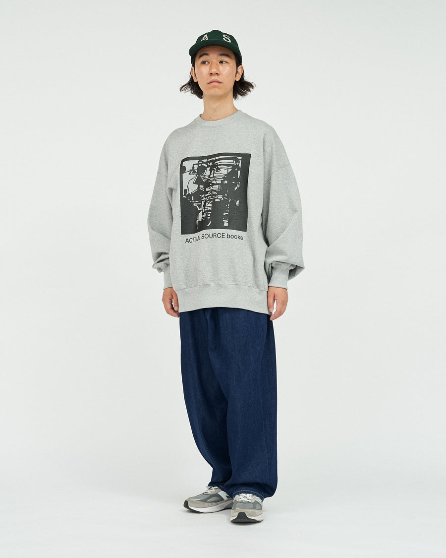 AS×FS LIGHT OZ CREW NECK SWEAT  “LITHOGRAPH”