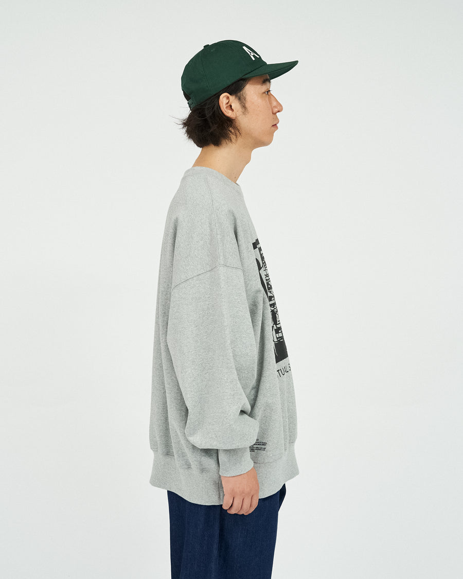 AS×FS LIGHT OZ CREW NECK SWEAT  “LITHOGRAPH”