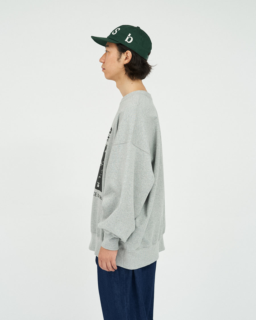 AS×FS LIGHT OZ CREW NECK SWEAT  “LITHOGRAPH”