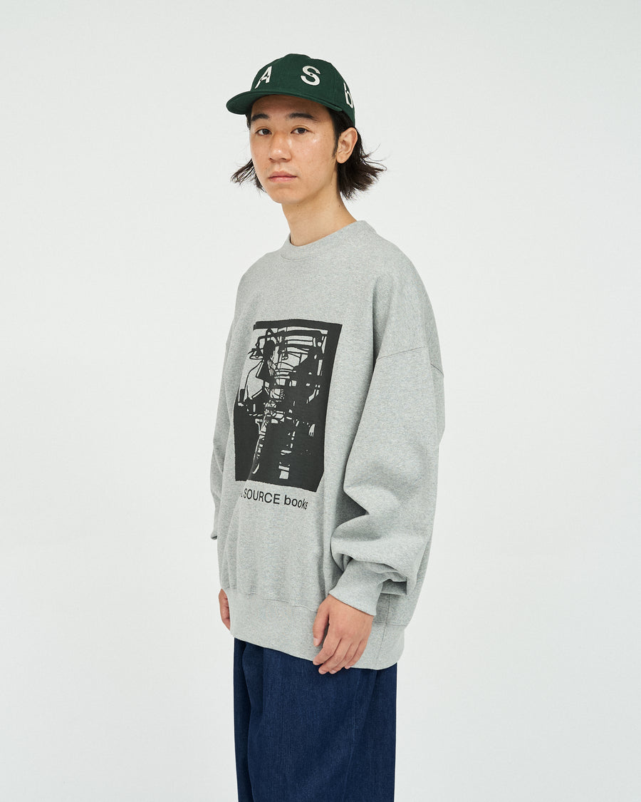 AS×FS LIGHT OZ CREW NECK SWEAT  “LITHOGRAPH”