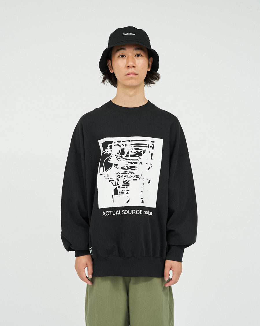 AS×FS LIGHT OZ CREW NECK SWEAT  “LITHOGRAPH”