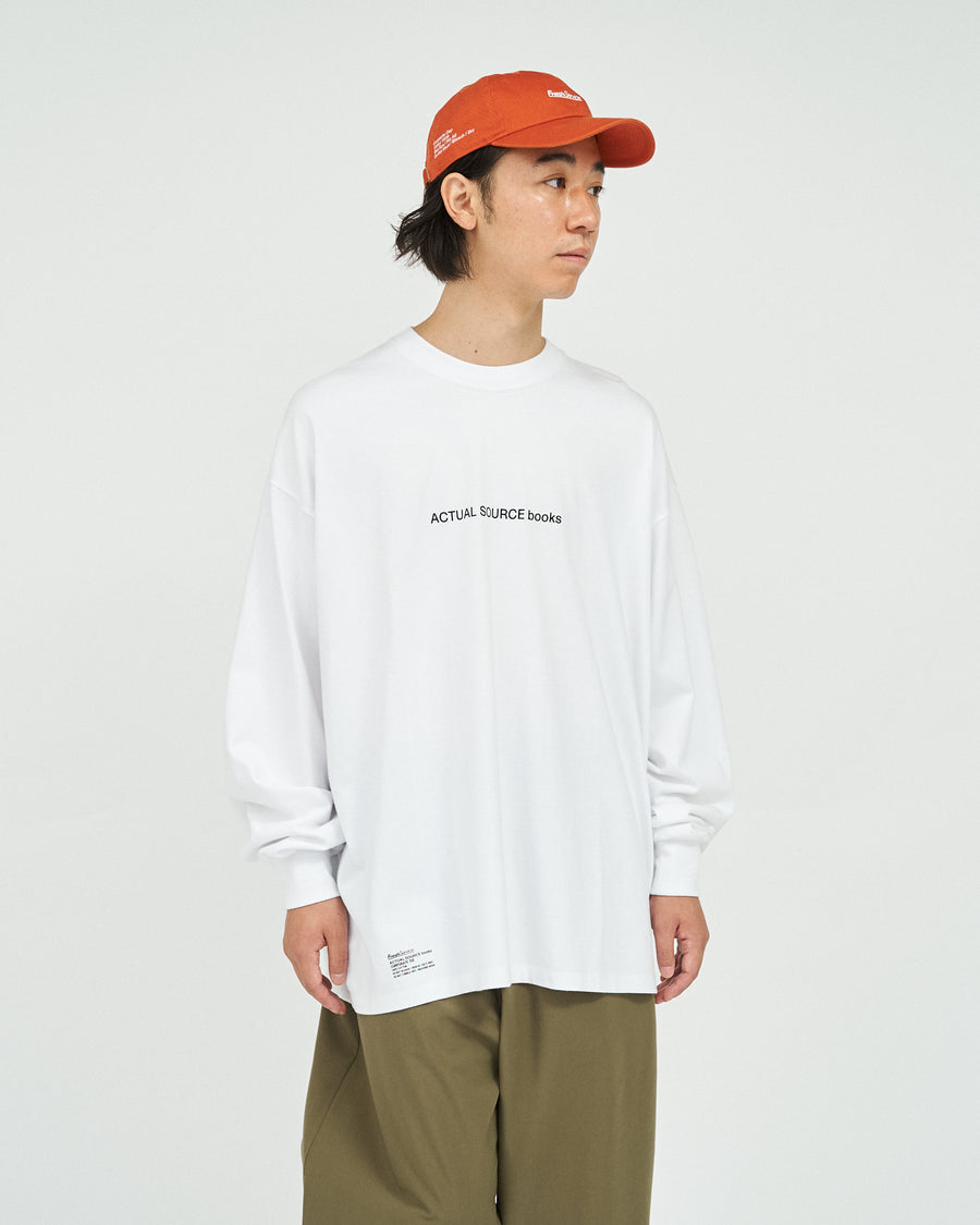 AS×FS CORPORATE L/S TEE “BOOK STACK”