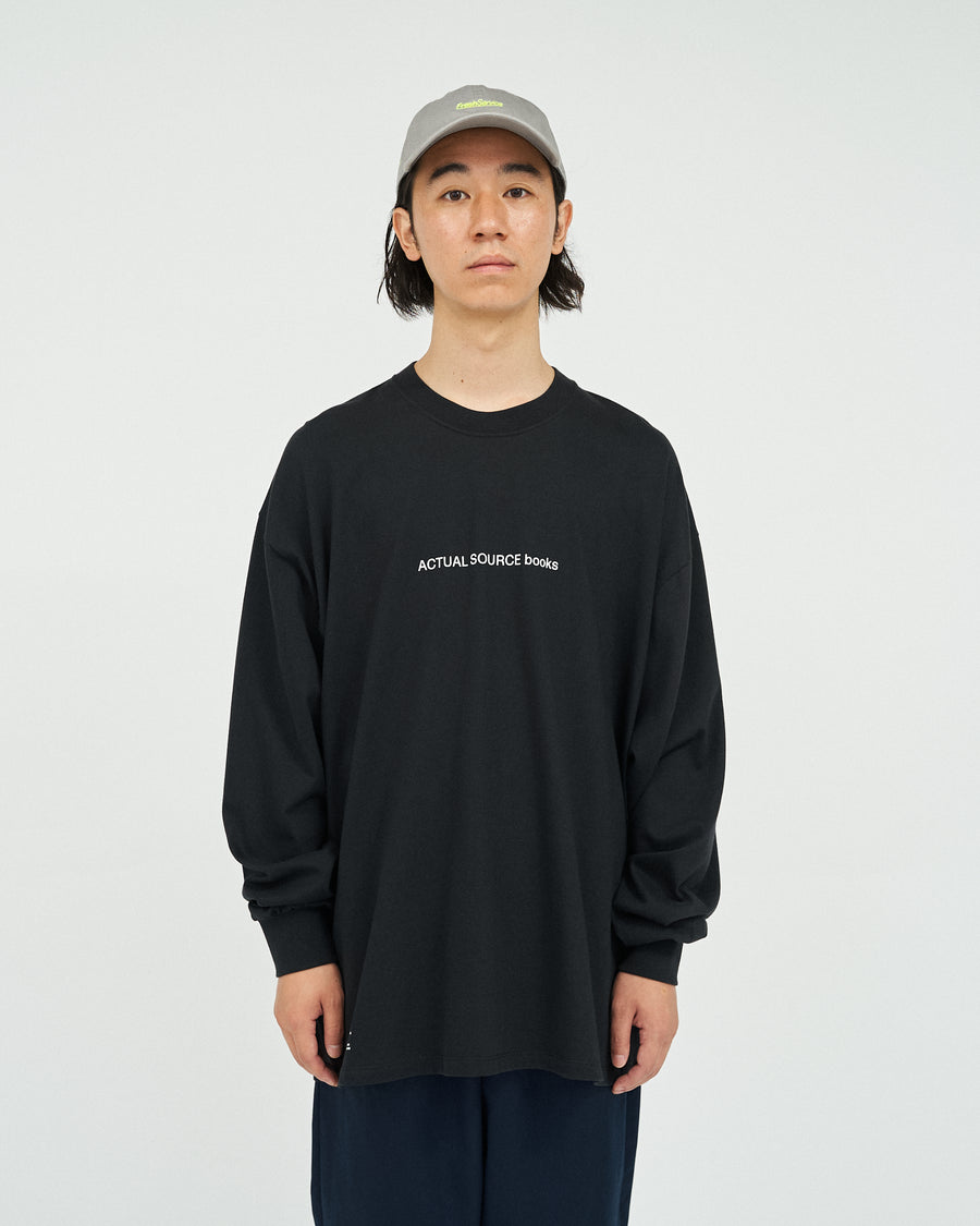 AS×FS CORPORATE L/S TEE “BOOK STACK”