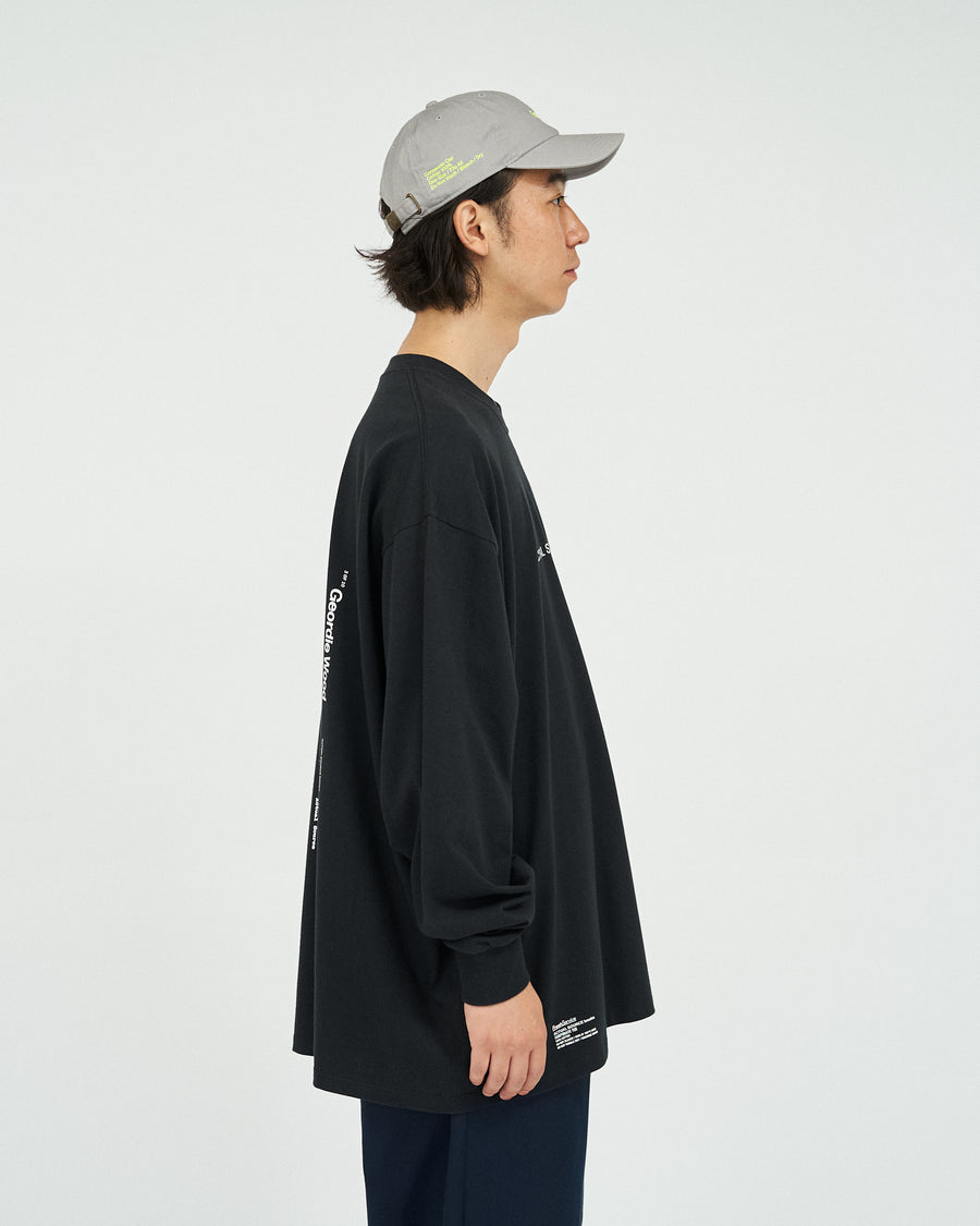 AS×FS CORPORATE L/S TEE “BOOK STACK”