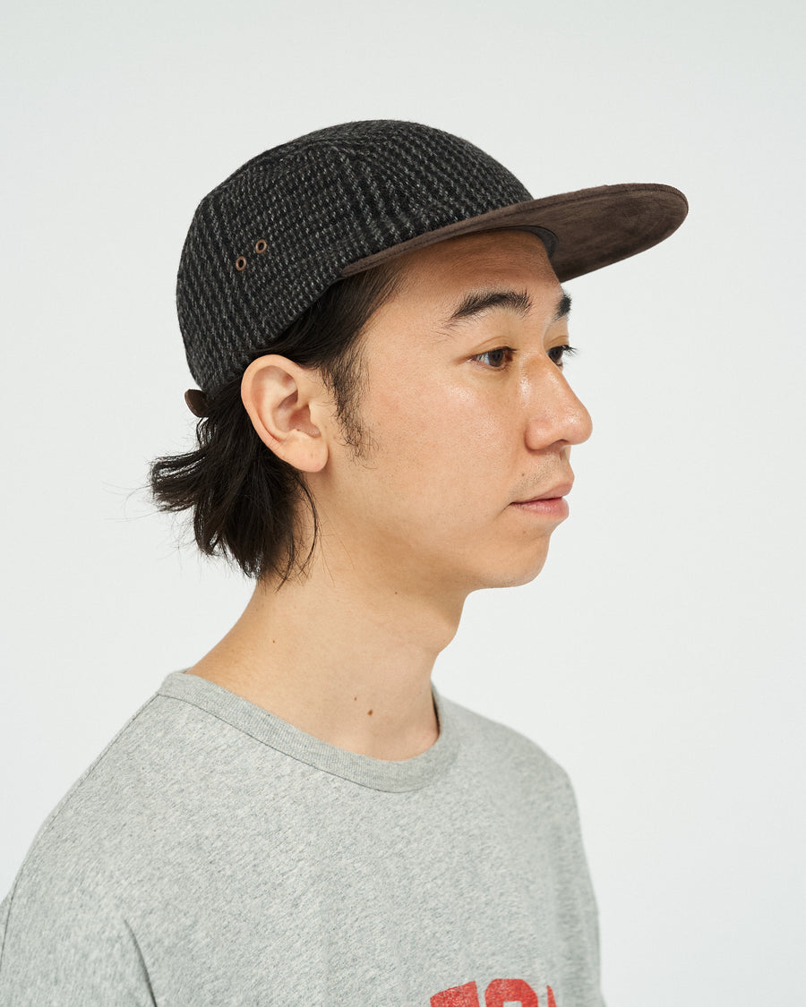 tweed jet cap