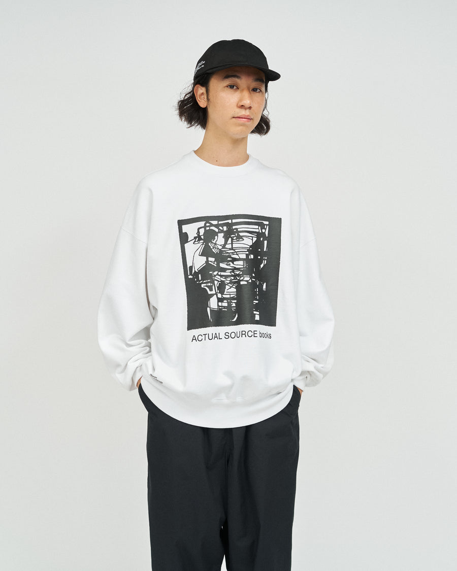 AS×FS LIGHT OZ CREW NECK SWEAT  “LITHOGRAPH”
