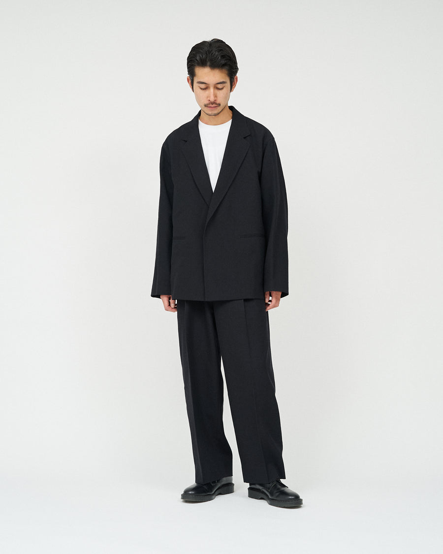Wool Gabardine Cardigan Jacket FS
