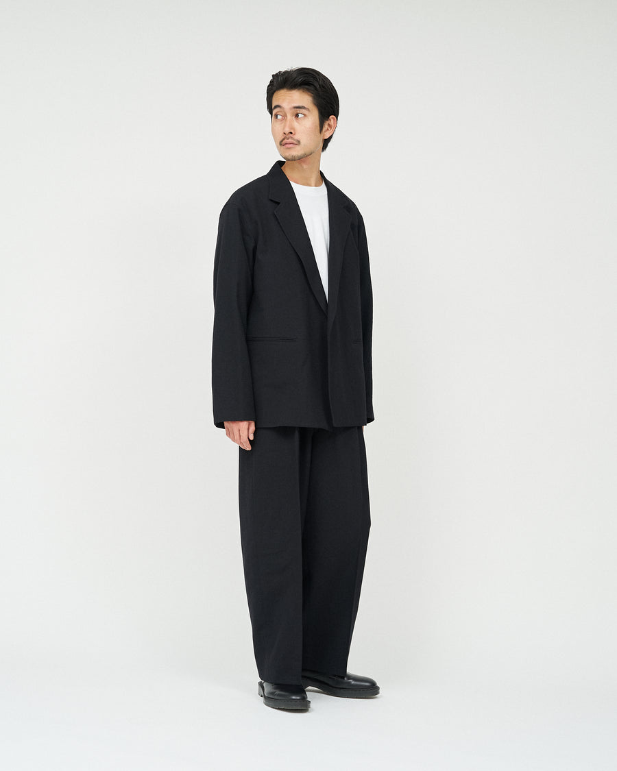 Wool Gabardine Cardigan Jacket FS