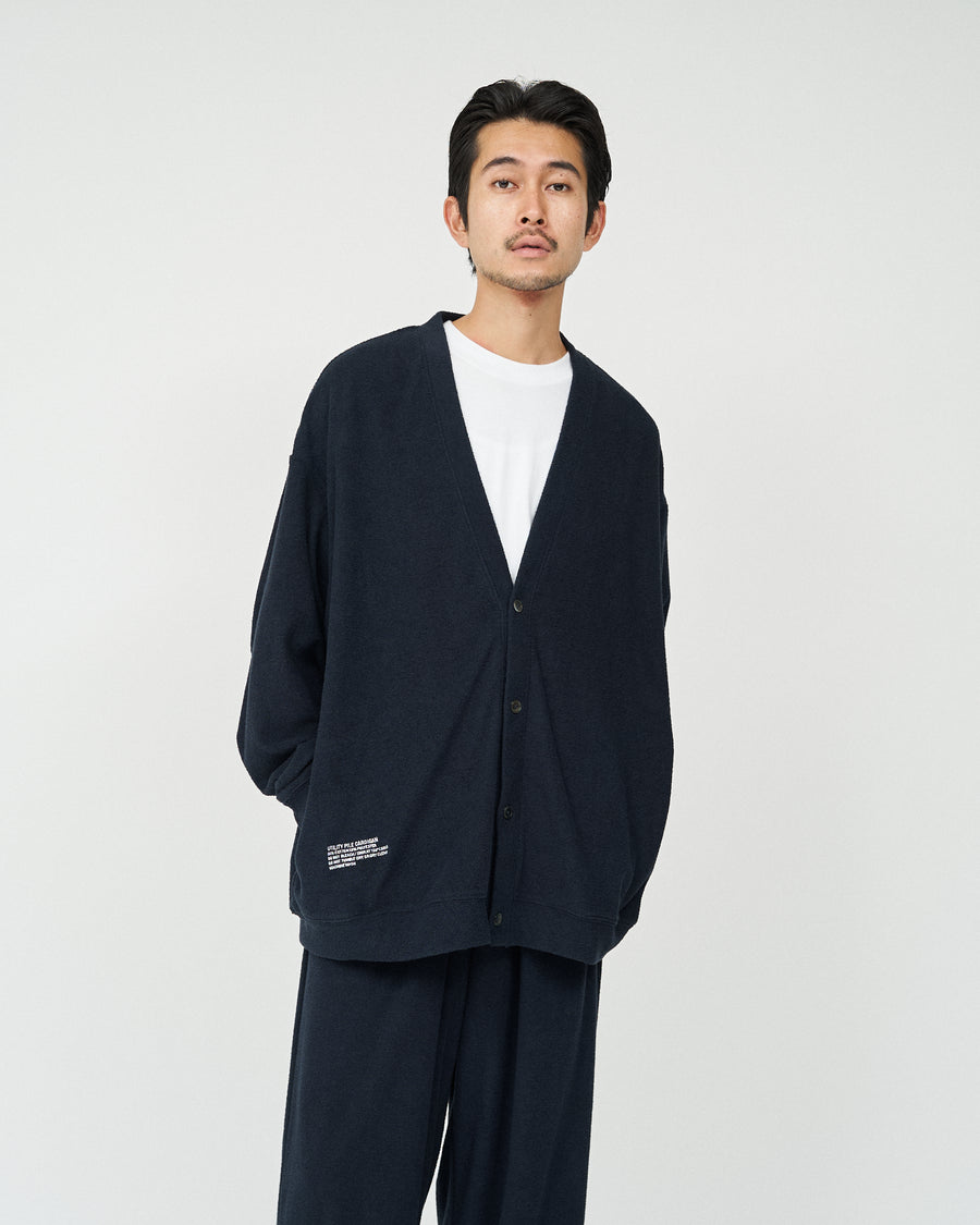 UTILITY PILE CARDIGAN SET-UP
