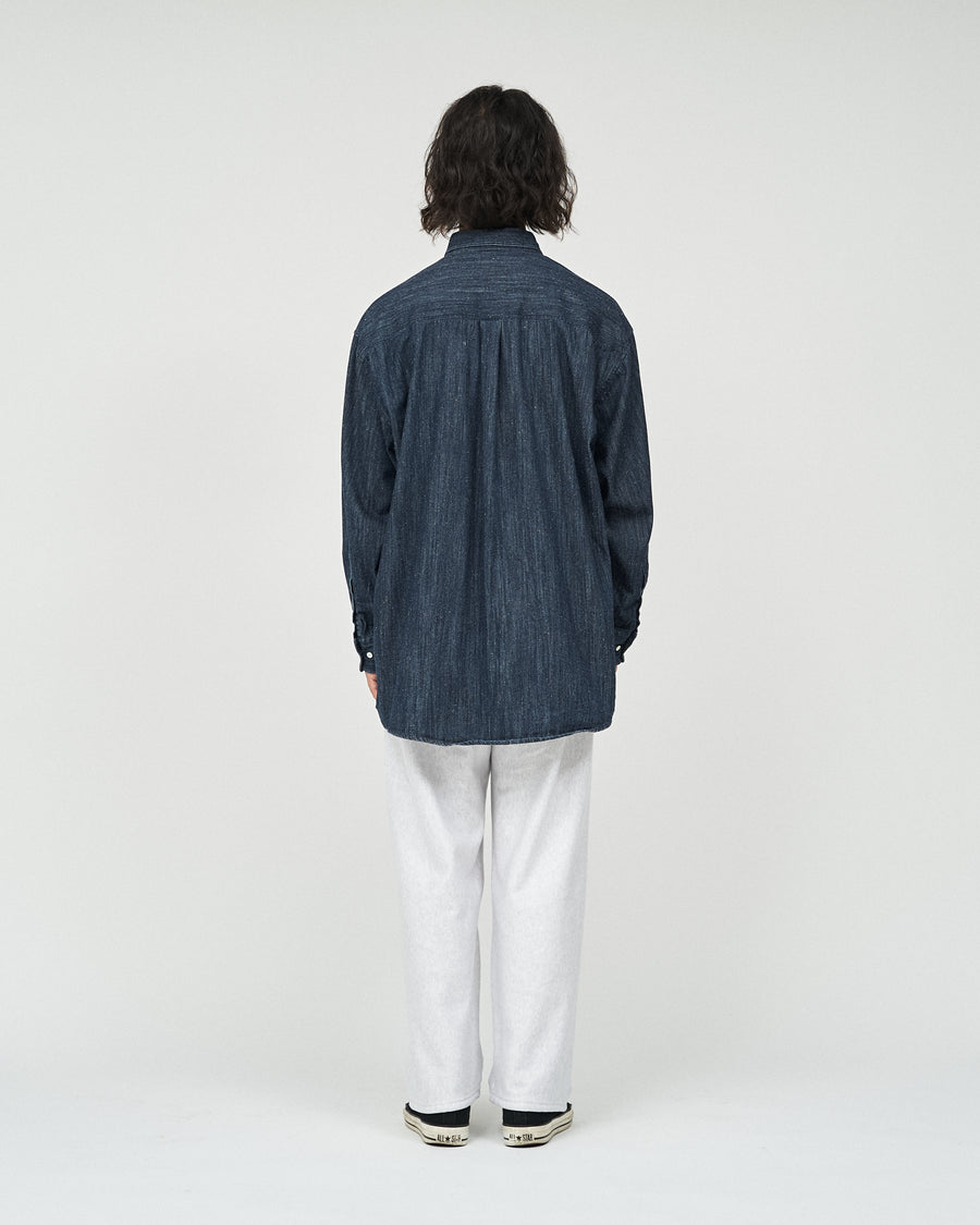7oz SILK DENIM 90s FIT BUTTON DOWN SHIRT
