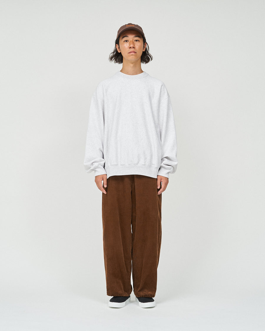 Soft＆Hard Sweat Crew-Neck P/O Wide