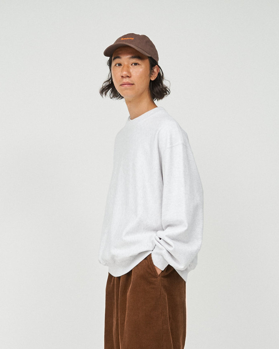 Soft＆Hard Sweat Crew-Neck P/O Wide