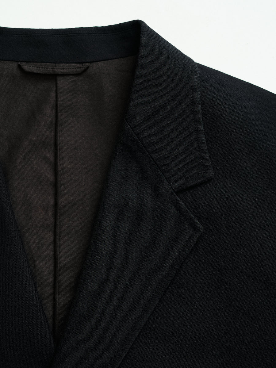 Wool Gabardine Cardigan Jacket FS