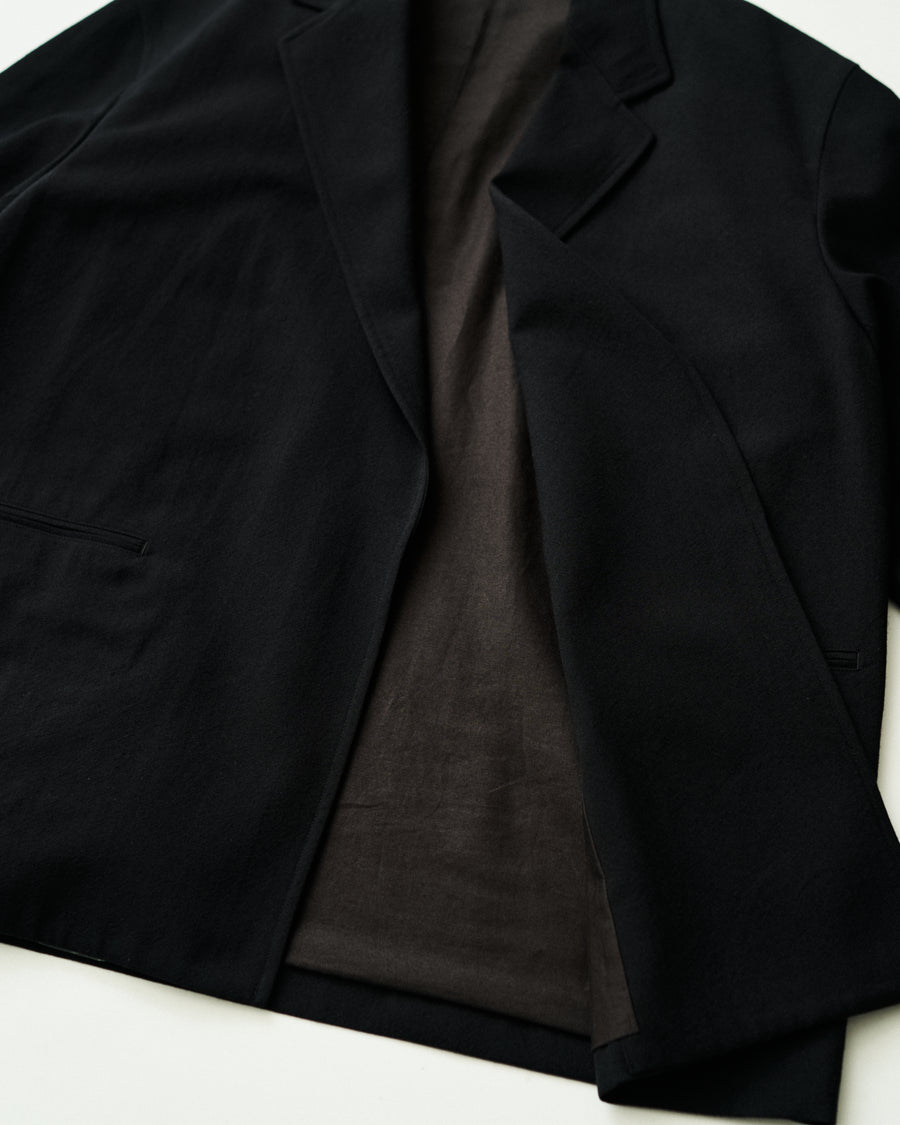 Wool Gabardine Cardigan Jacket FS