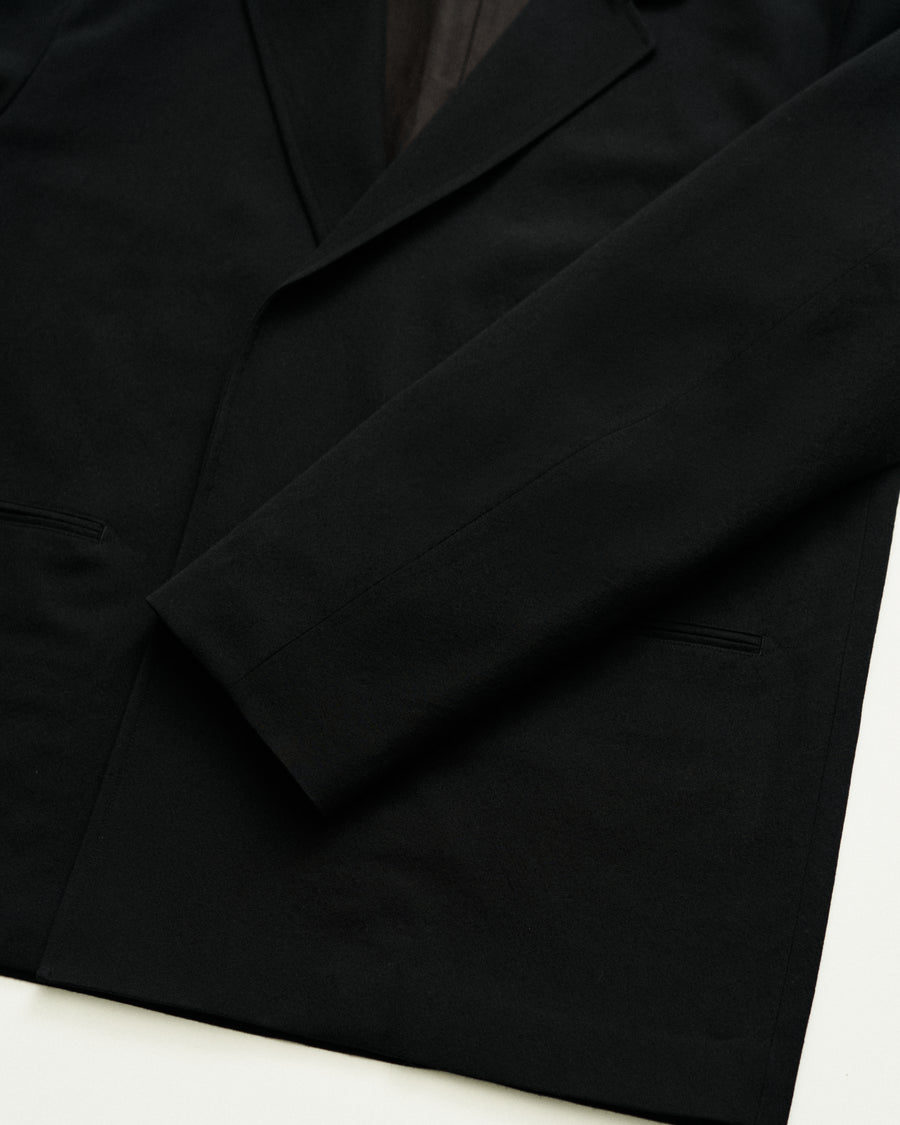Wool Gabardine Cardigan Jacket FS