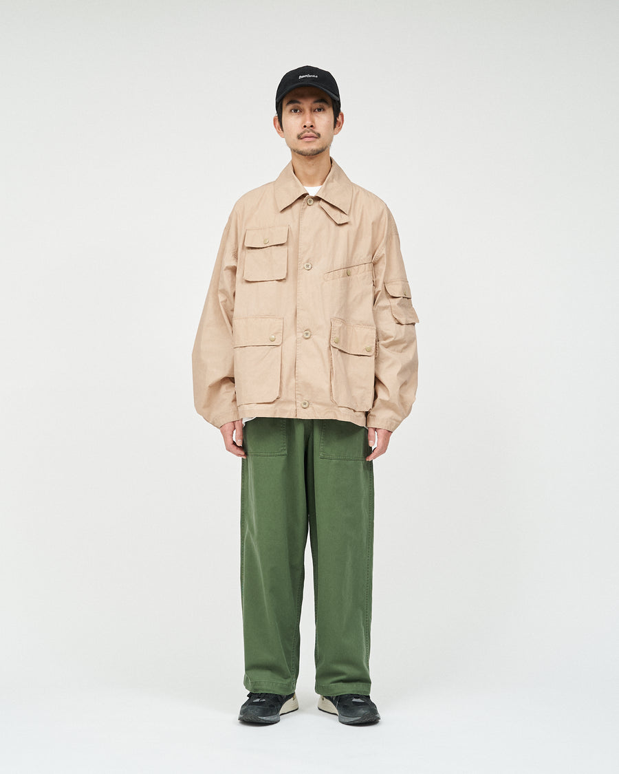 WAXED POPLIN FISHING JACKET