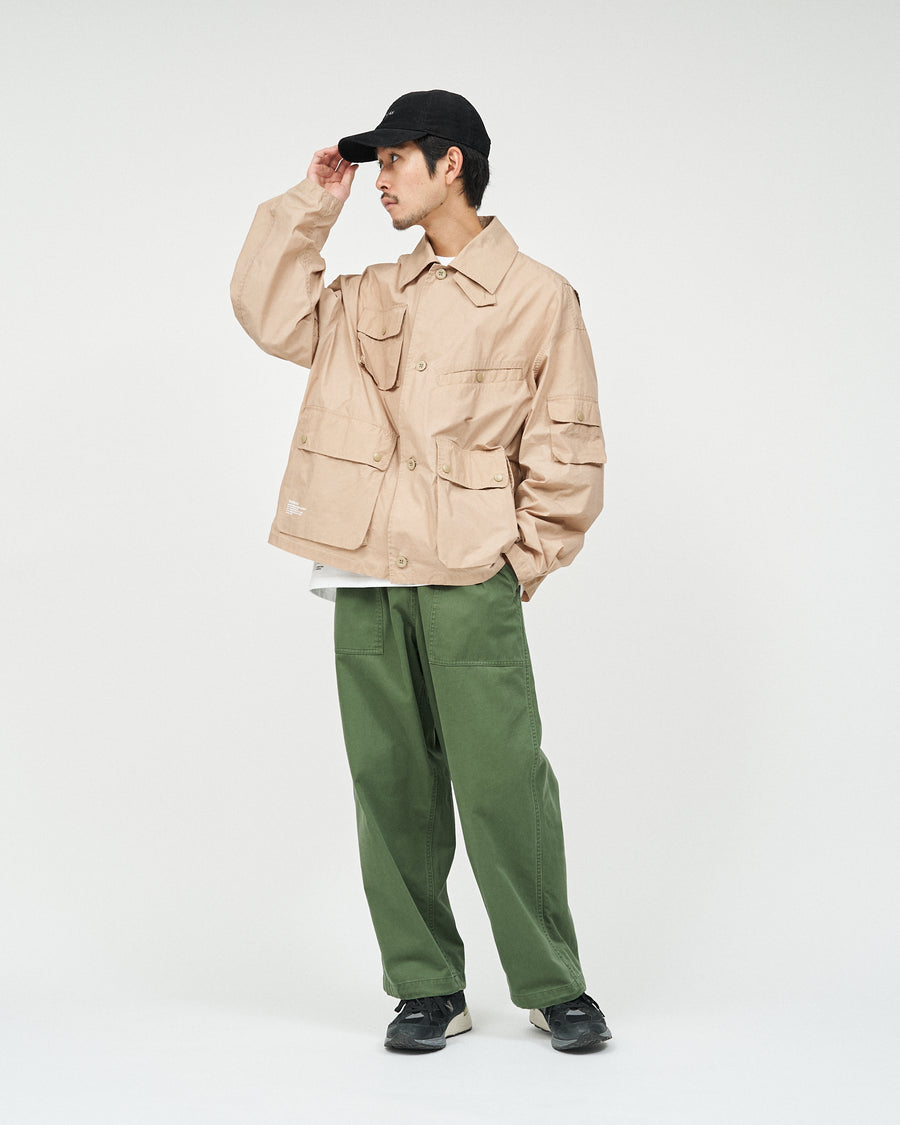 WAXED POPLIN FISHING JACKET