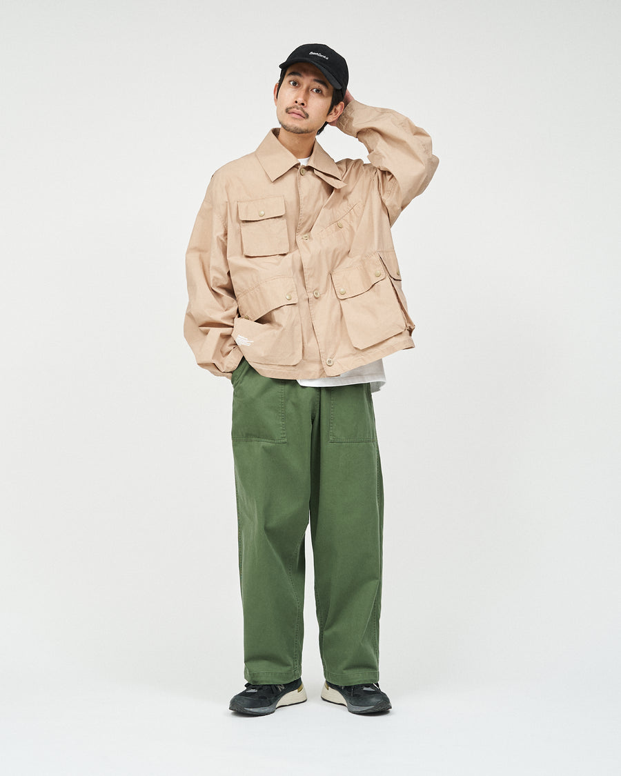 WAXED POPLIN FISHING JACKET