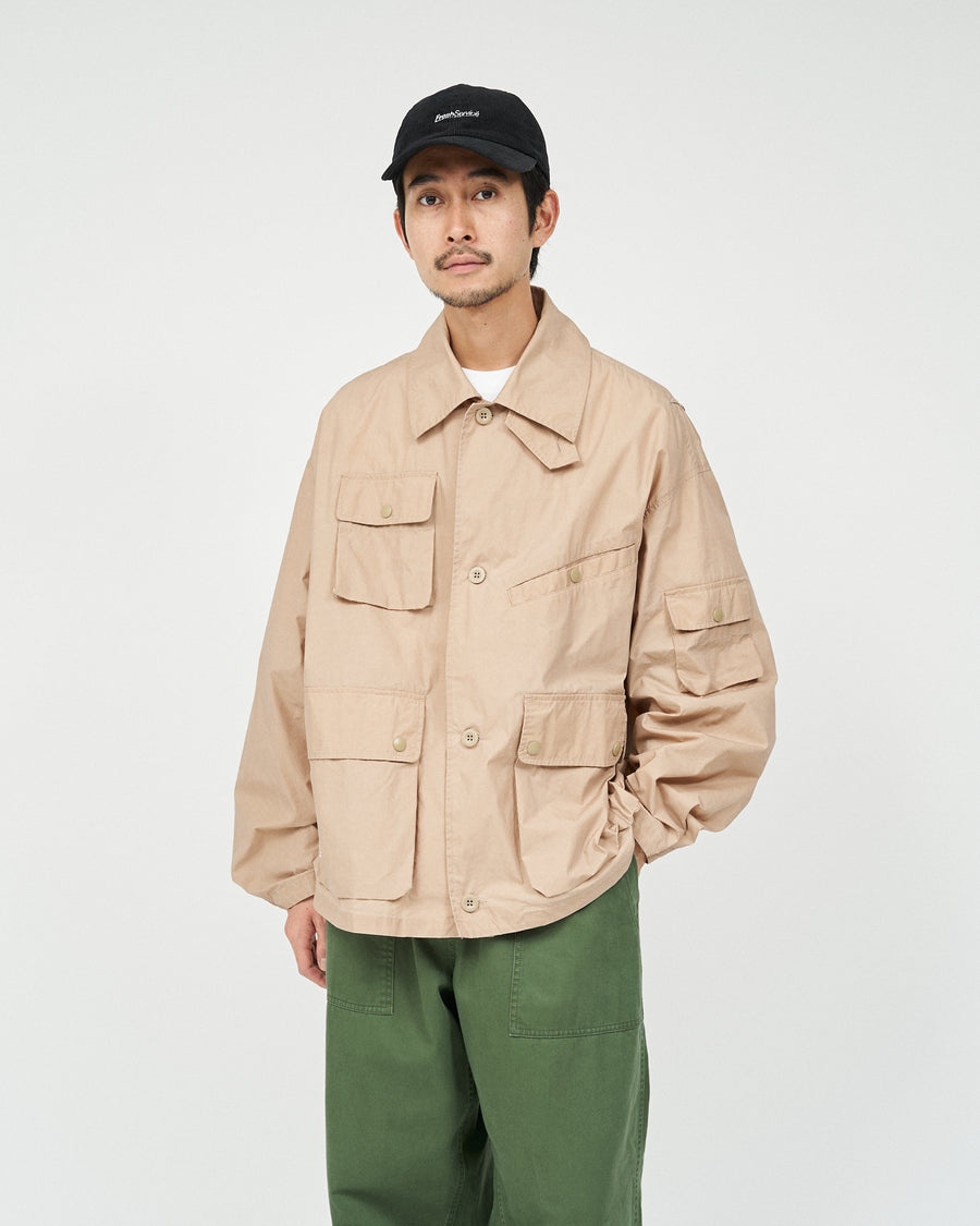 WAXED POPLIN FISHING JACKET