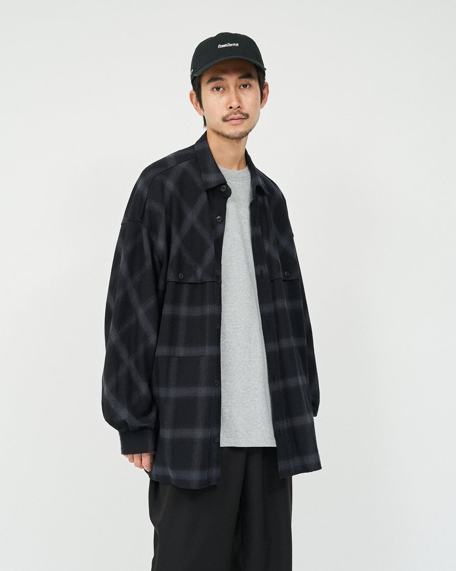 FLANNEL CHECK OVER YOKE SHIRT