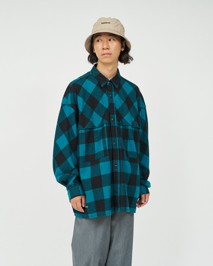 FLANNEL CHECK OVER YOKE SHIRT