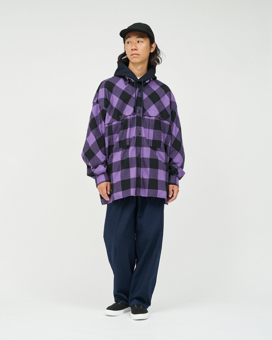 FLANNEL CHECK OVER YOKE SHIRT
