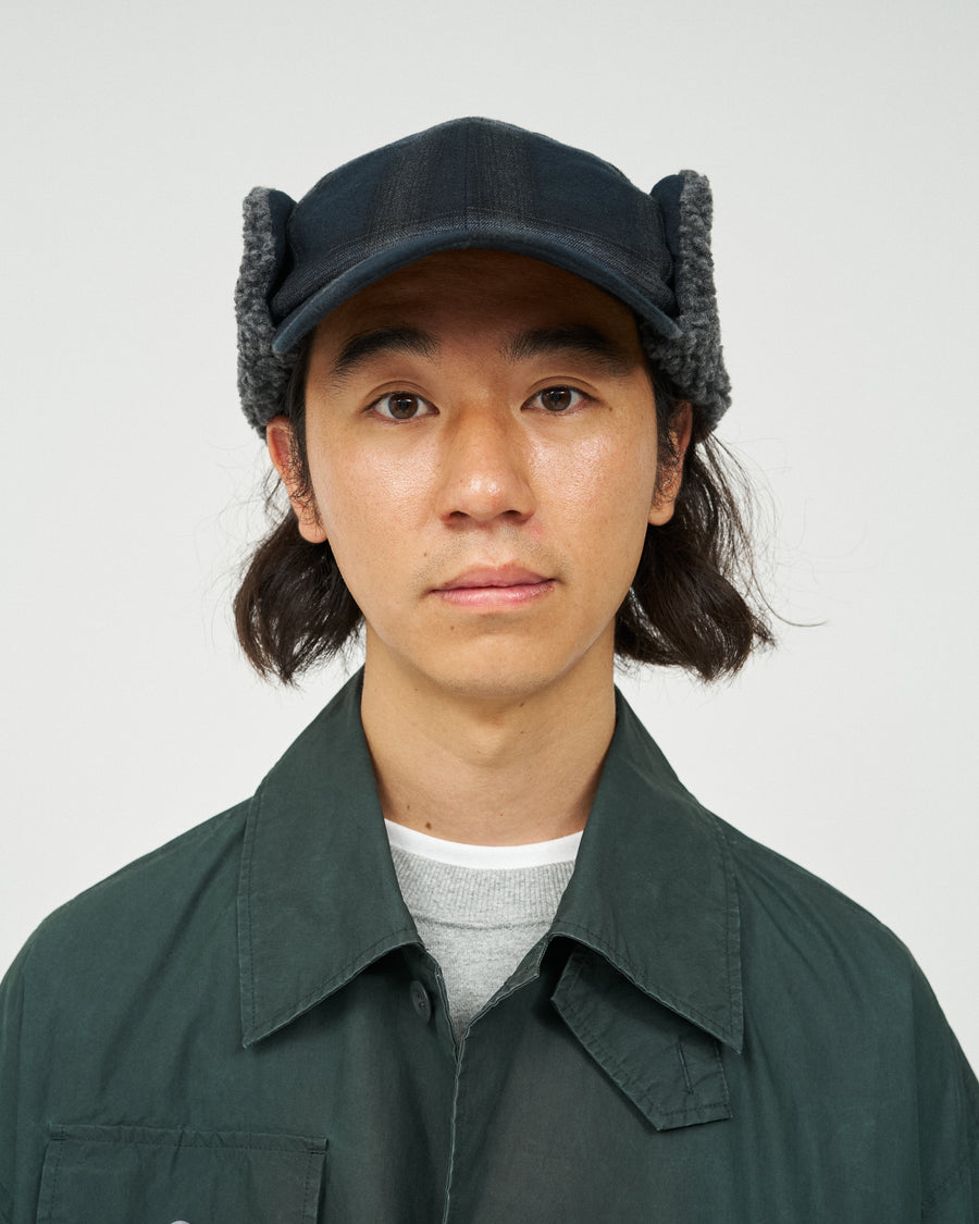 FLANNEL CHECK TRAPPER CAP