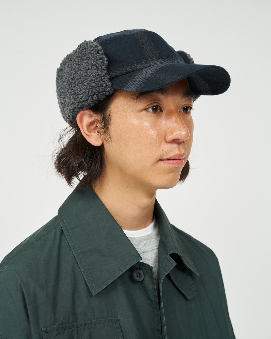 FLANNEL CHECK TRAPPER CAP