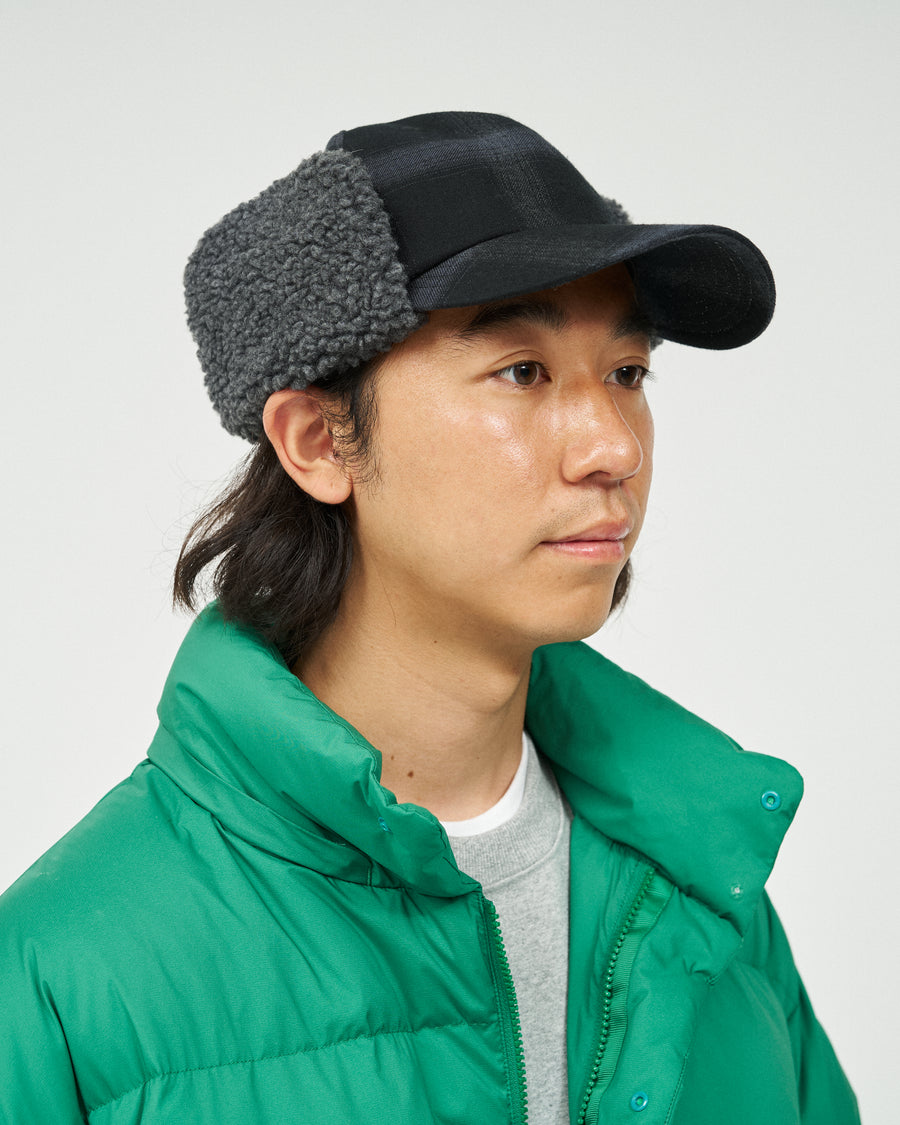 FLANNEL CHECK TRAPPER CAP