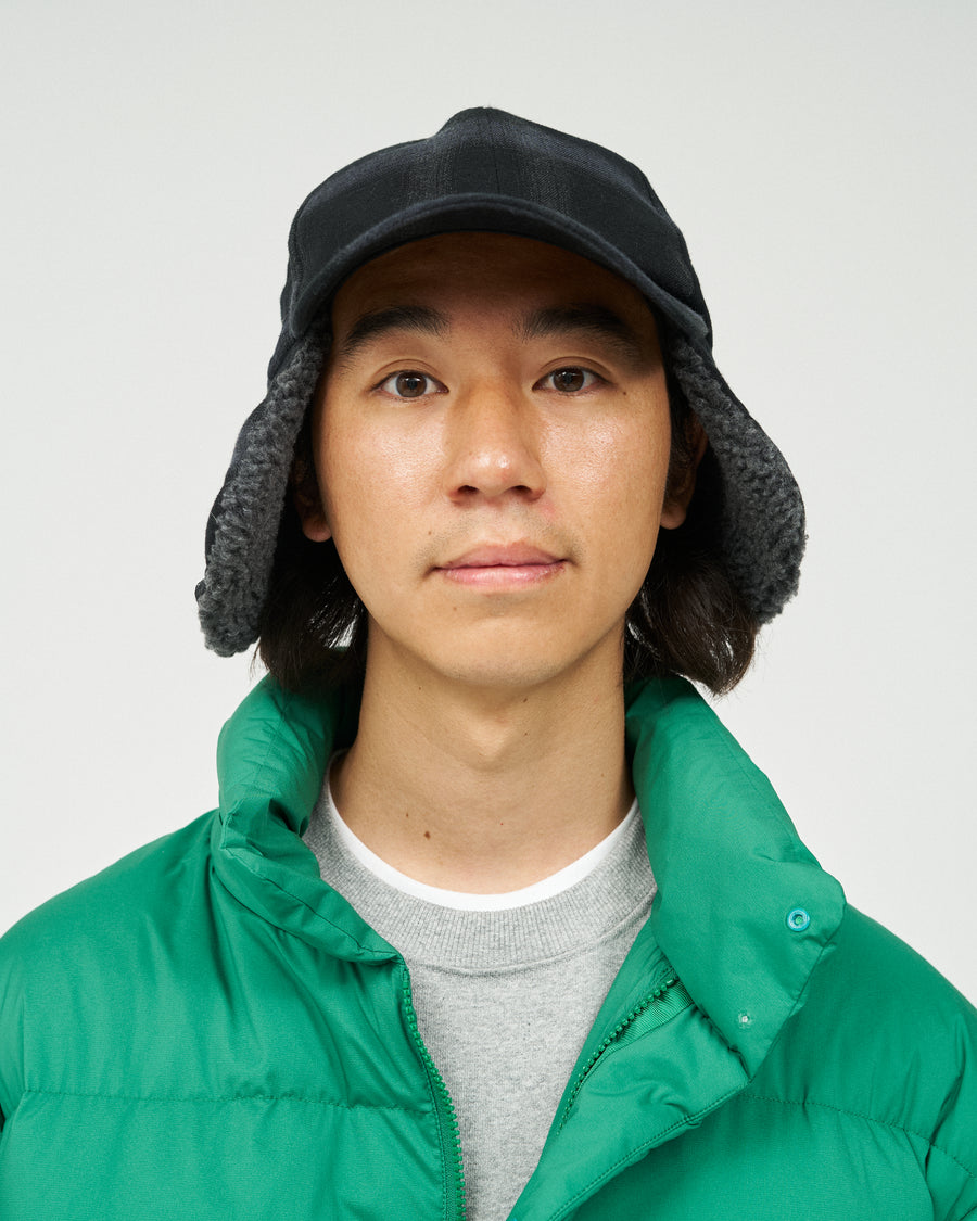 FLANNEL CHECK TRAPPER CAP