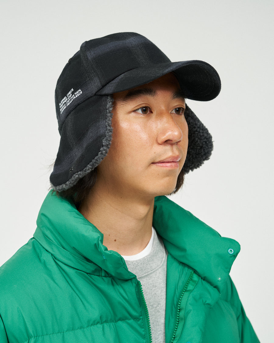FLANNEL CHECK TRAPPER CAP