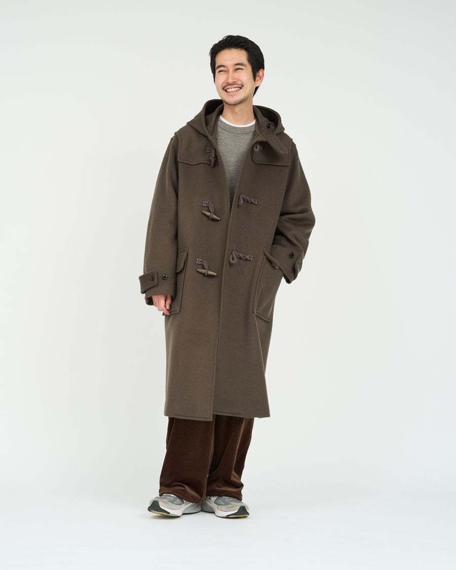 Wool Melton Duffle Coat – FreshService® official site