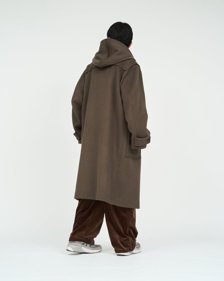 Wool Melton Duffle Coat – FreshService® official site